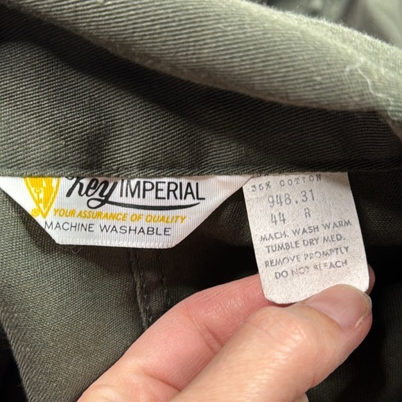 Vintage Key Imperial Green Coveralls Size 44 Regular - Picture 8 of 8